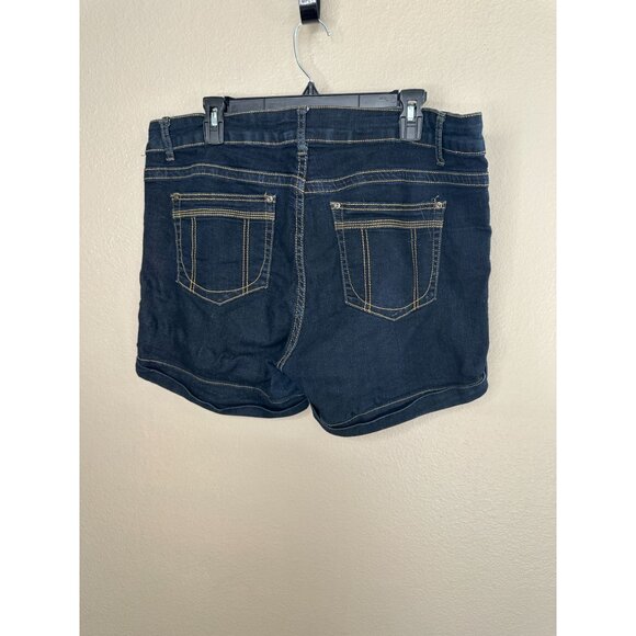 Sandpiper Womens Denim‎ Shorts 20 mid rise cotton button zipper summer pull on - Picture 4 of 7